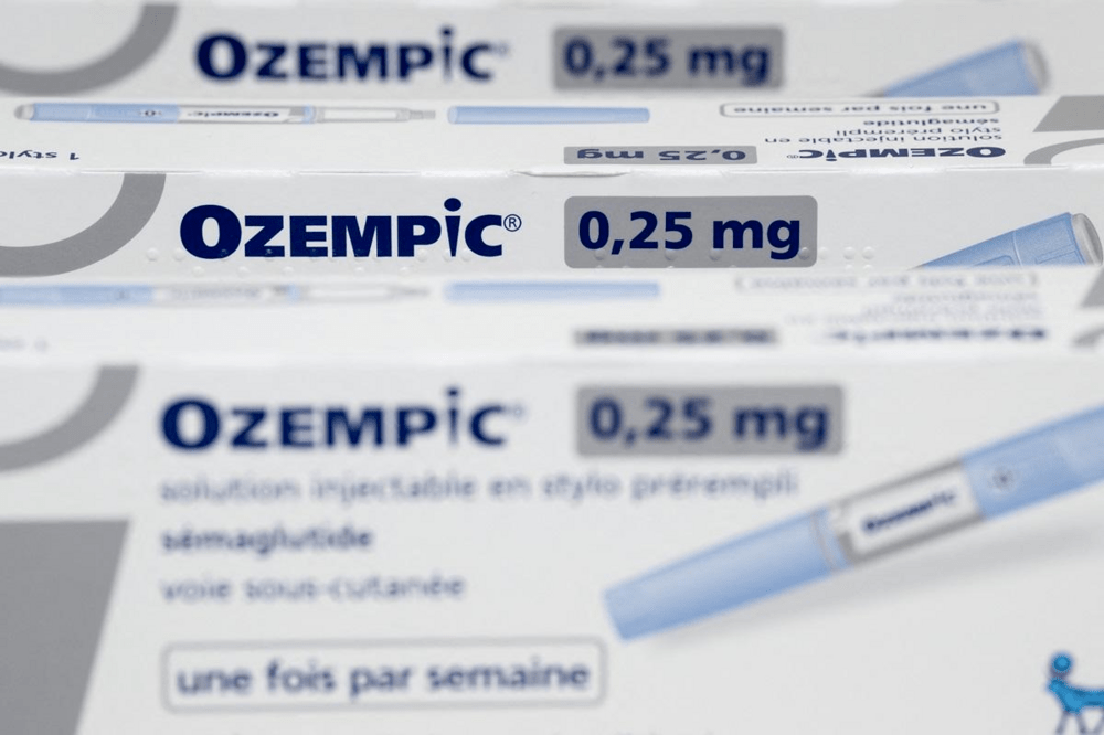This picture taken on October 23, 2023, shows Ozempic medication boxes, an injectable antidiabetic drug. Photo: AFP This picture taken on October 23, 2023, shows Ozempic medication boxes, an injectable antidiabetic drug. Photo: AFP