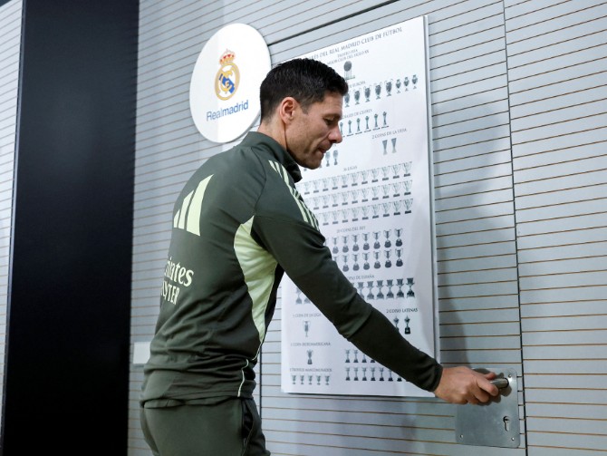 Xabi Alonso lasted less than eight months. AFP