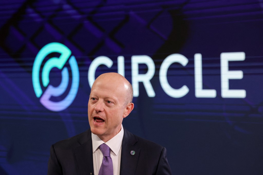 Jeremy Allaire, CEO and co-founder of Circle Internet Group, the issuer of one of the world's biggest stablecoins, attends an interview, on the day of his company's IPO at the New York Stock Exchange (NYSE), in New York City, U.S., June 5, 2025.  REUTERS