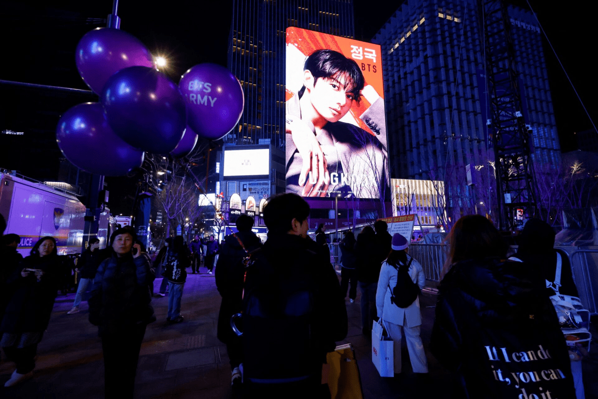 BTS are back: central Seoul locks down for Kpop supergroup's first