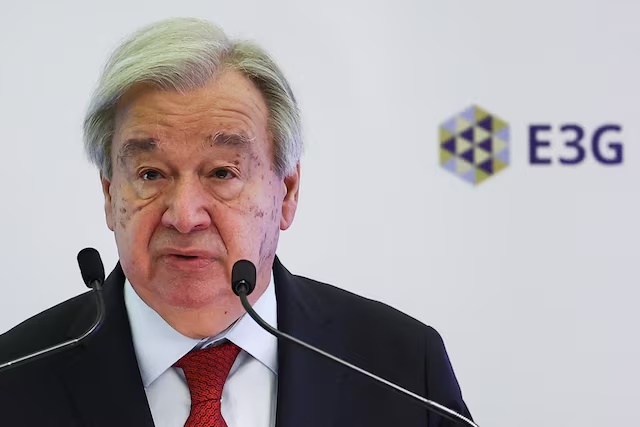 thestandard.com.hk - The Standard 英文虎報 - UN's Guterres says climate risk must be core priority for finance ministers