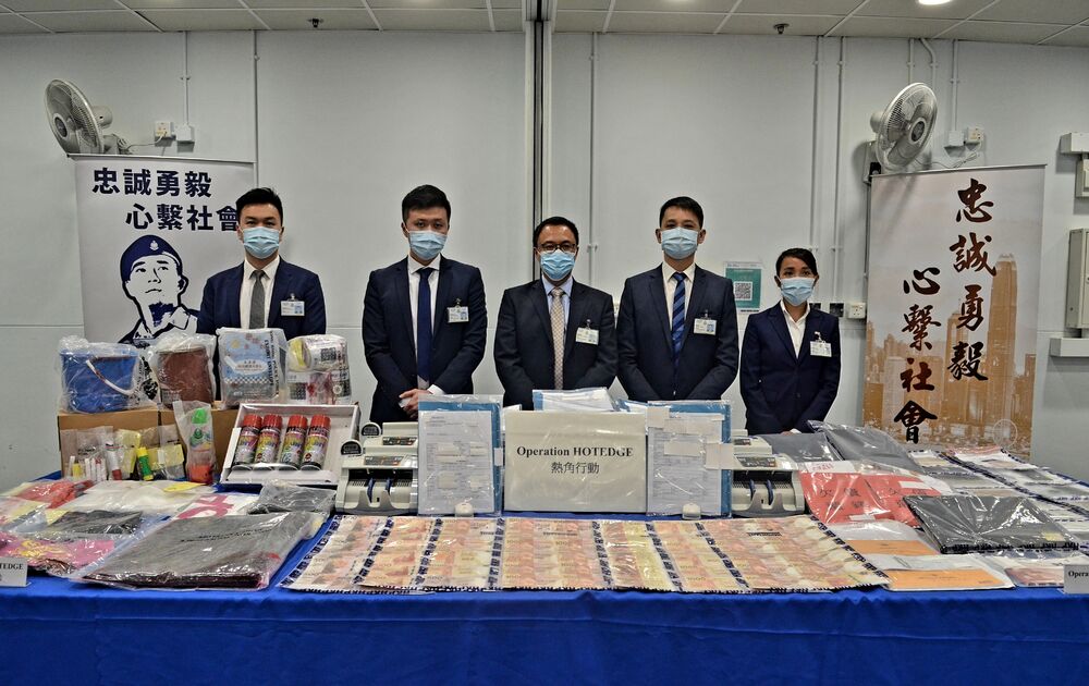 Police bust loan shark syndicate in Yuen Long and arrest 63 persons