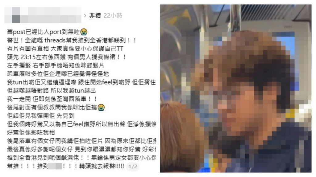 Man arrested after two women allegedly molested on Tuen Ma Line MTR train