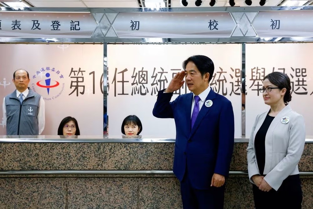 War with China is not an option, Taiwan ruling party VP candidate says