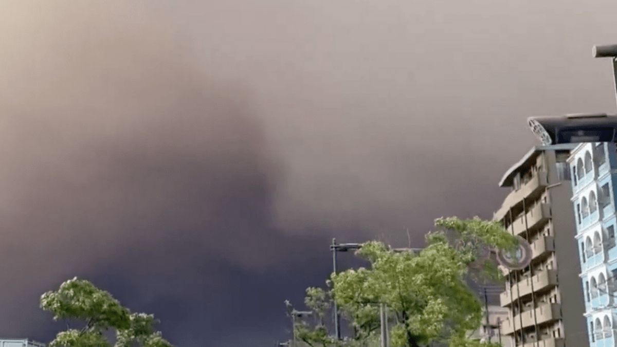 Sakurajima volcano erupts, covers Kagoshima in ‘grey rain