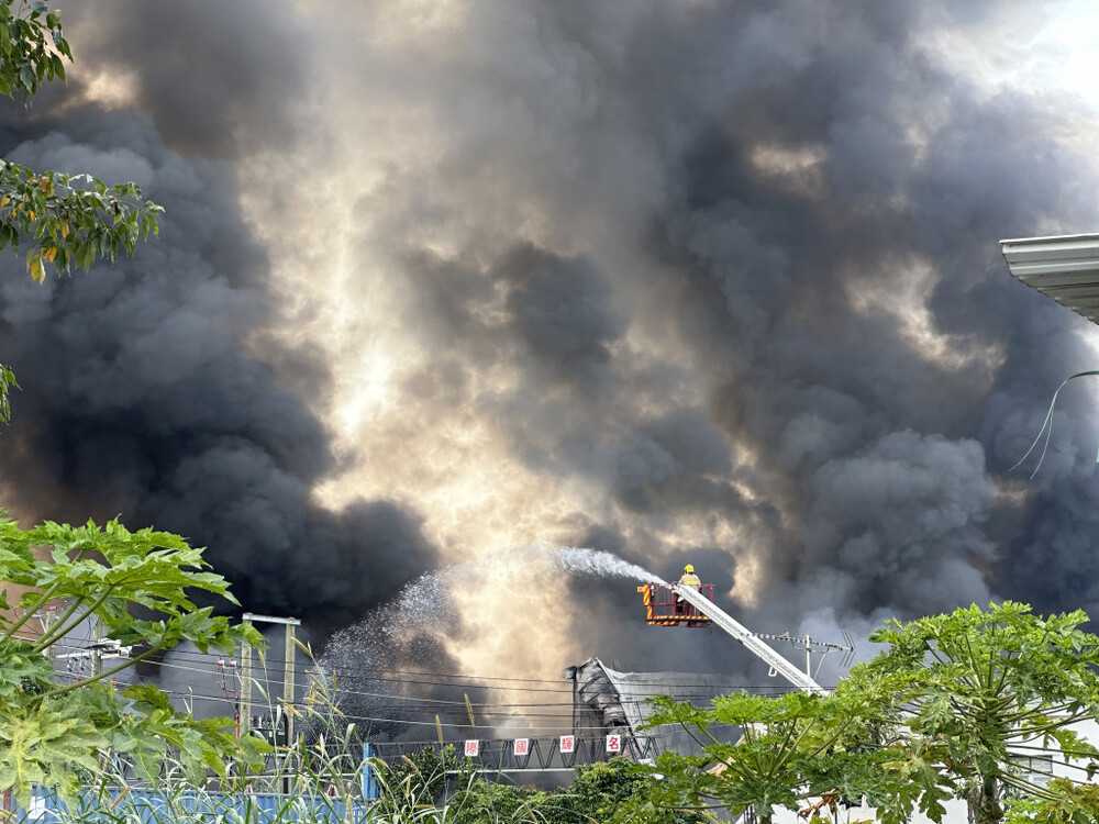 Two firefighters injured in No. 3-alarm warehouse fire in Lau Fau Shan
