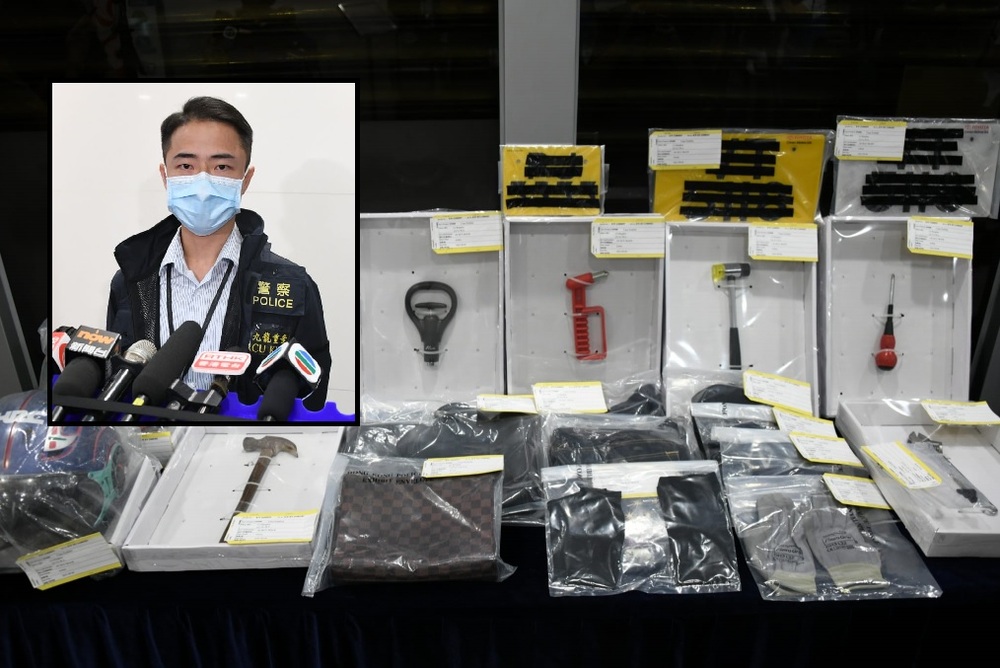 Two men arrested for smashing car windows and stealing valuables