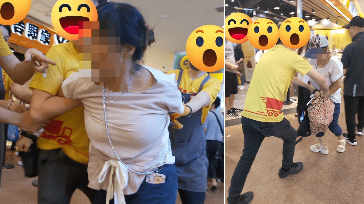 Woman caught stealing food from Lam Tin supermarket by staff