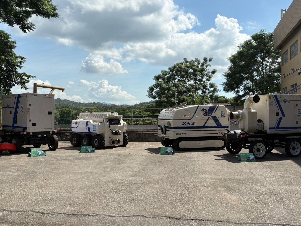 HK enhances flood preparedness with three new Mobile Powerful Pumping Robots