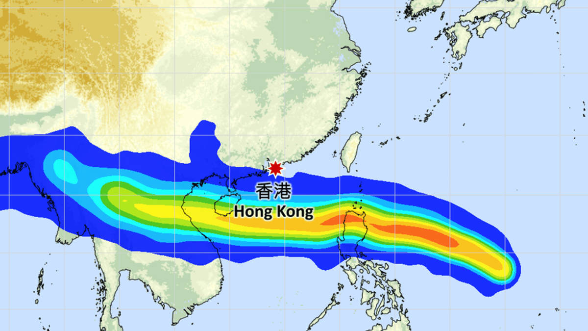 Low-pressure area east of Philippines expected to develop, low chance of  gale winds in HK