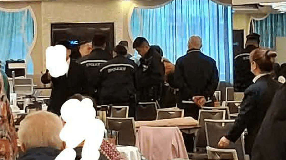 Drunk man arrested for vandalism at Tai Po restaurant