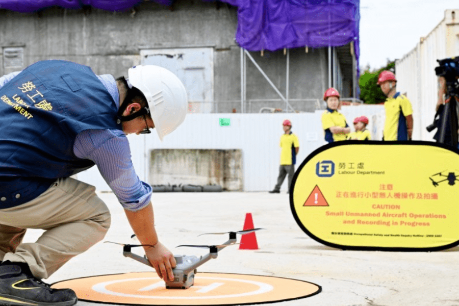 thestandard.com.hk - The Standard 英文虎報 - Thermal drones to sniff out illegal smokers at construction sites: Labour Department