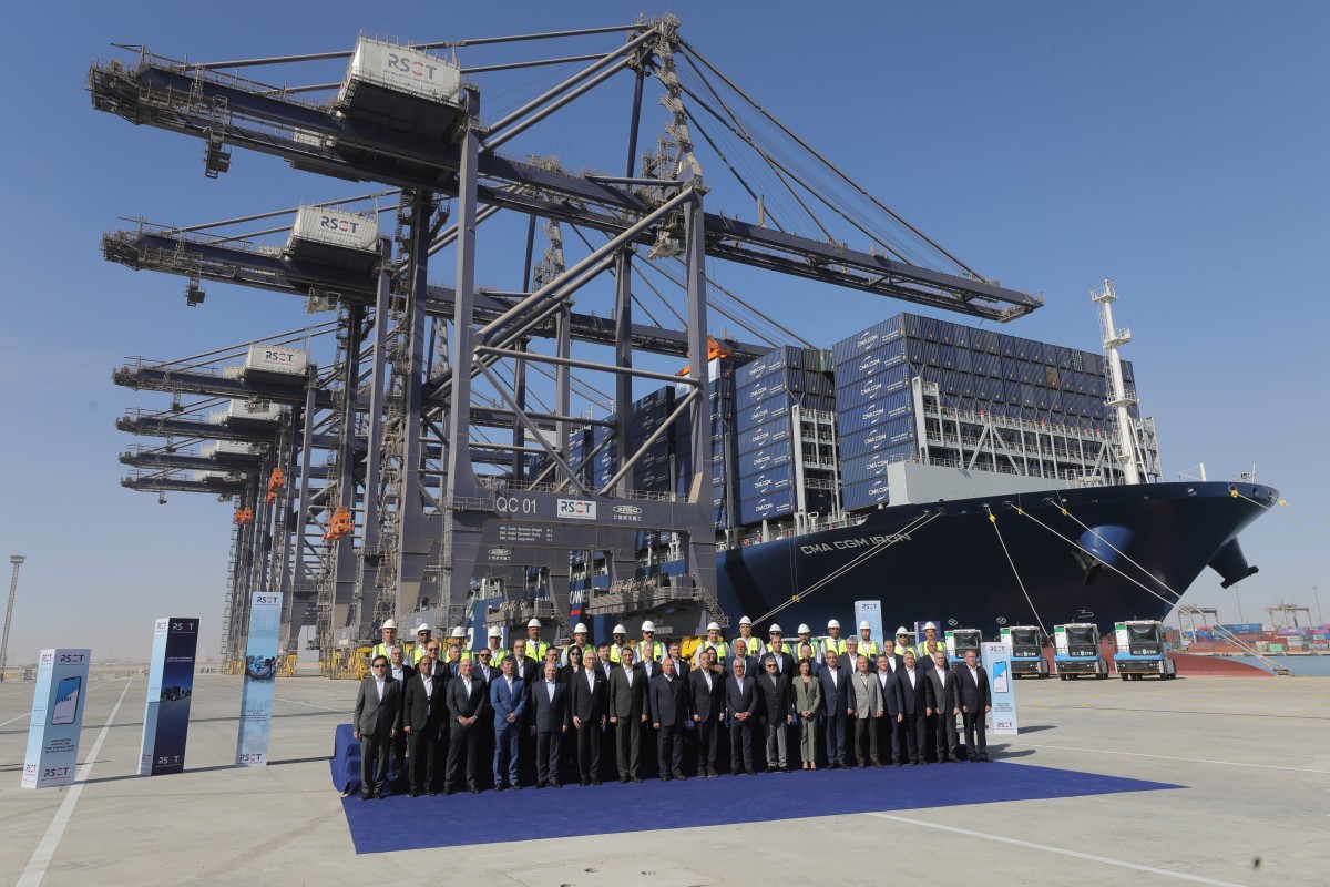 Egypt's first semi-automated container terminal at Sokhna Port has been ...