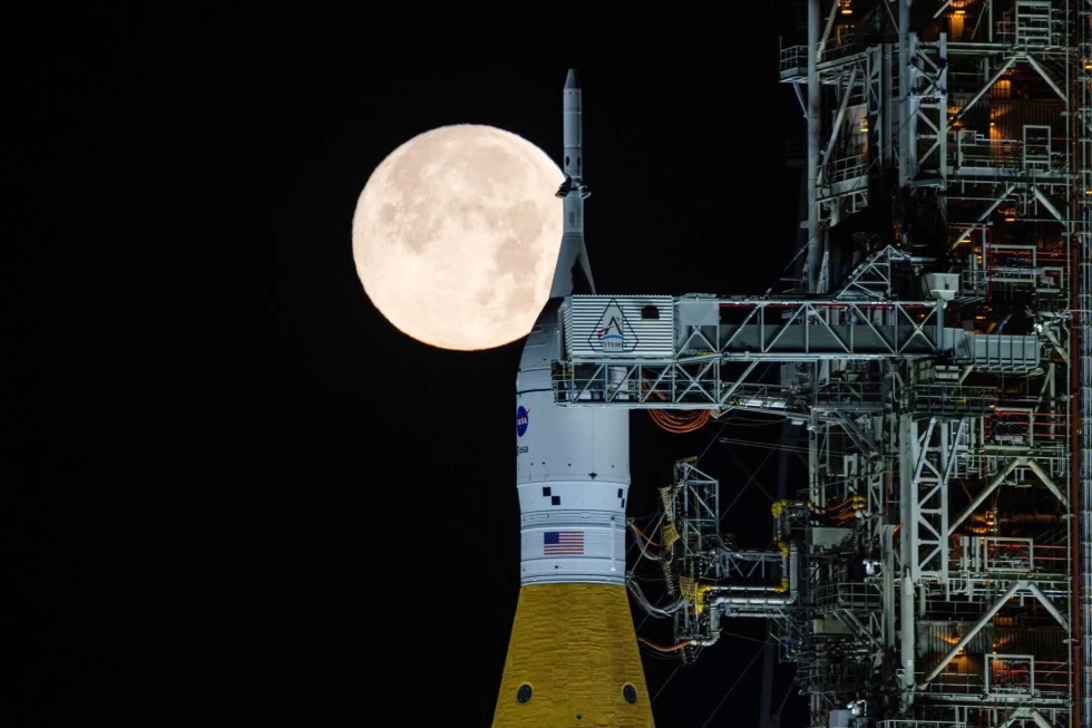 NASA targets a March launch of the moon rocket after test run reveals fuel leaks