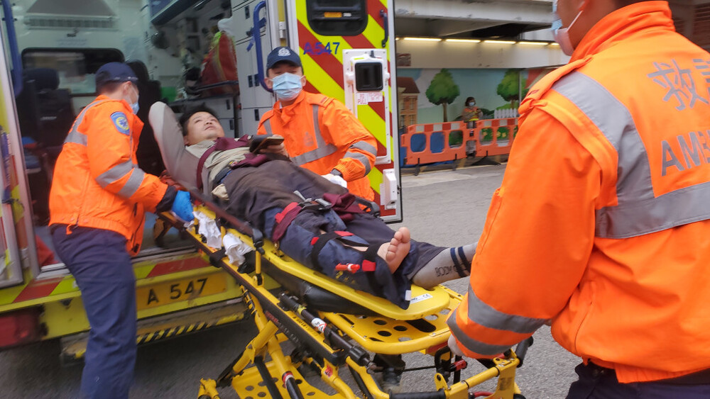 Worker suffers broken leg after steel beam falls onto him at West ...