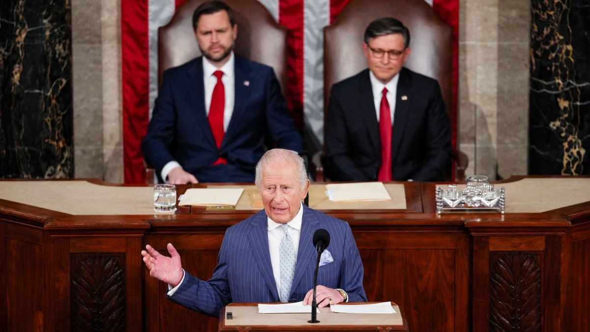 King Charles promotes US-UK unity in speech to Congress amid Iran tensions