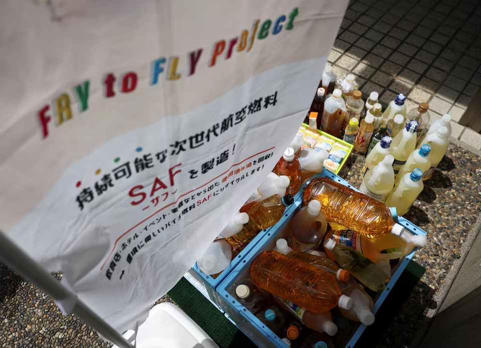 thestandard.com.hk - The Standard 英文虎報 - Japan steps up efforts on cooking oil in race for sustainable aviation fuel