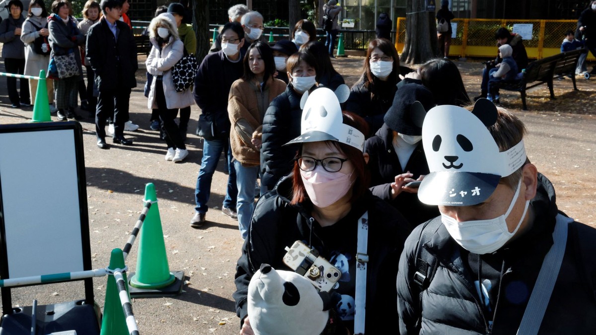 Japan's last two giant pandas are headed to China and fans just can't ...