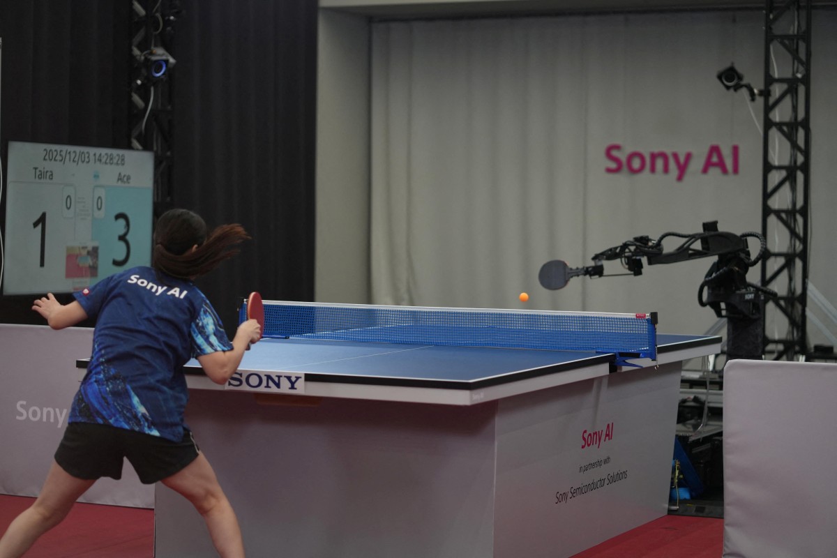 thestandard.com.hk - The Standard 英文虎報 - AI table tennis robot can beat 'elite' players, Sony says