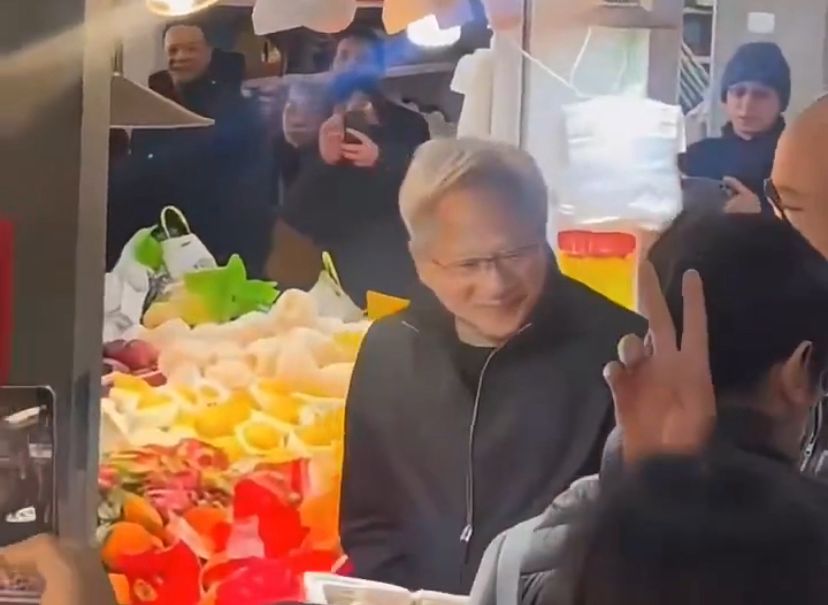 thestandard.com.hk - The Standard 英文虎報 - Nvidia CEO Jensen Huang explores Shanghai wet market