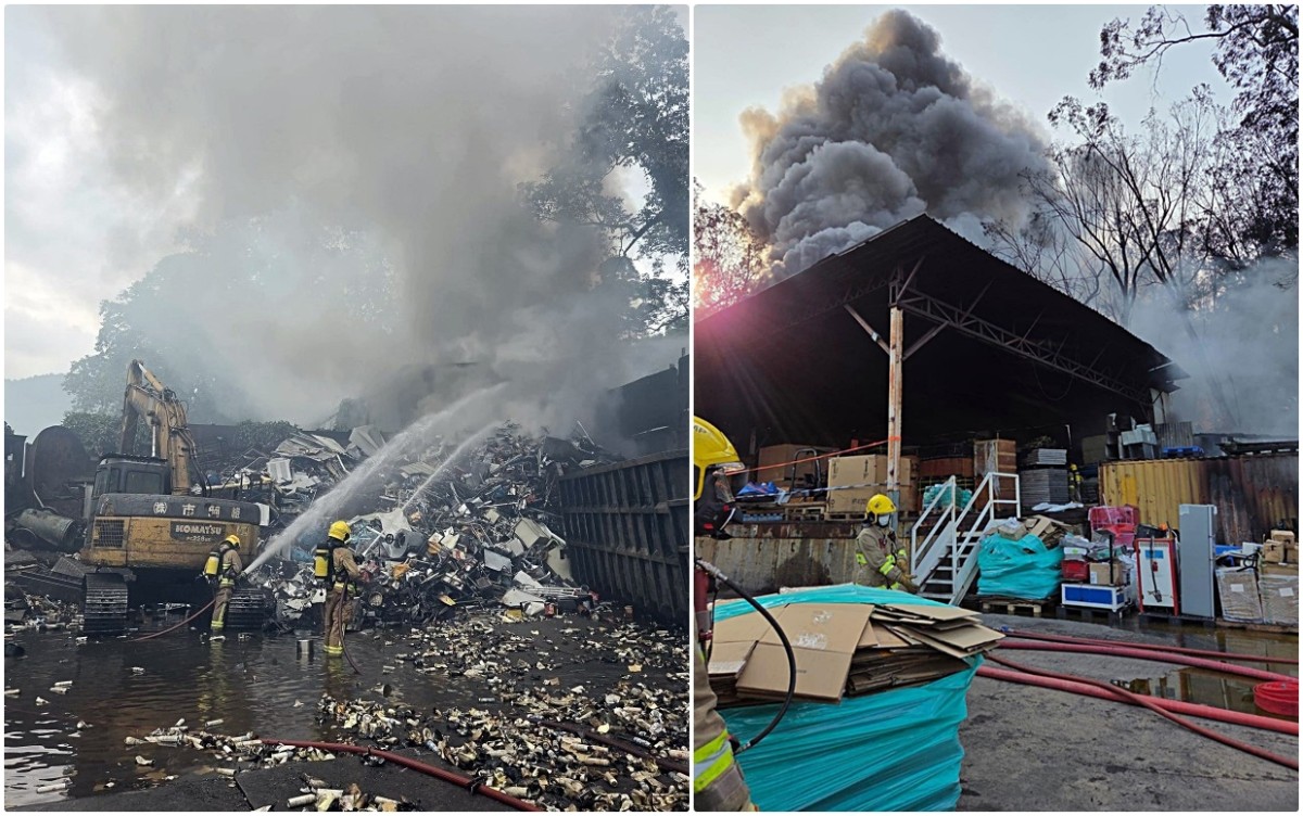 thestandard.com.hk - The Standard 英文虎報 - Blast at Tai Po recycling site sends three workers to hospital