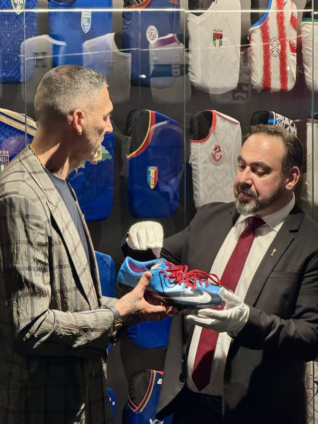 Italian Football Icon Marco Materazzi Opens FIFA Museum Exhibition In italian-football-icon-marco-materazzi-opens-fifa-museum-exhibition-in