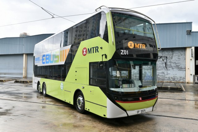 MTR’s first electric bus makes debut with plans for grand bus fleet